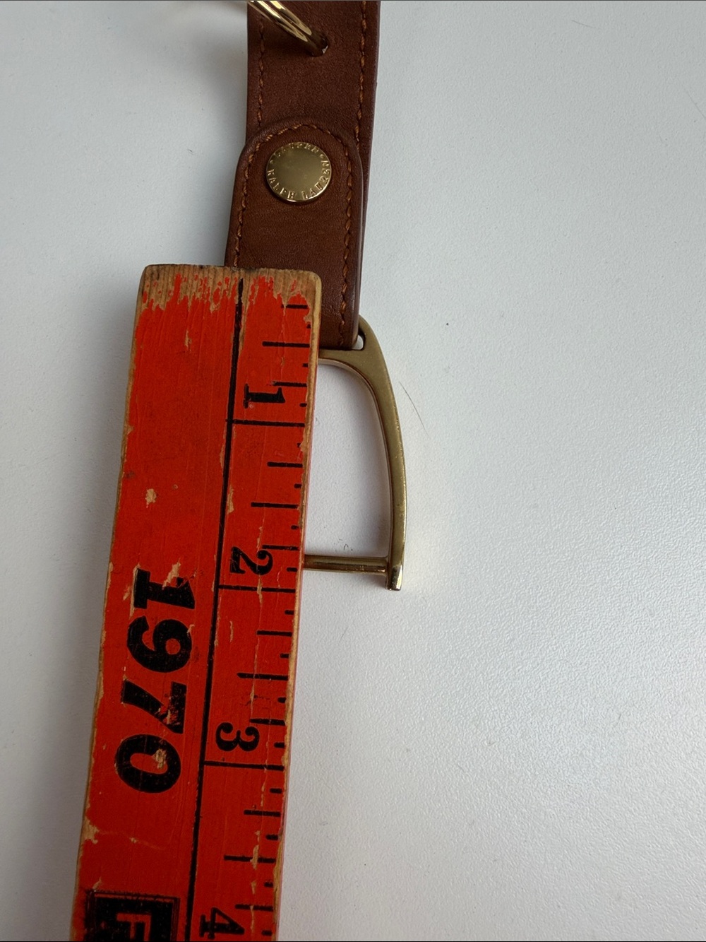 Repurposed Ralph Lauren Equestrian Stirup Belt Loop to Keychain Purse Charm FOB - Picture 10 of 10